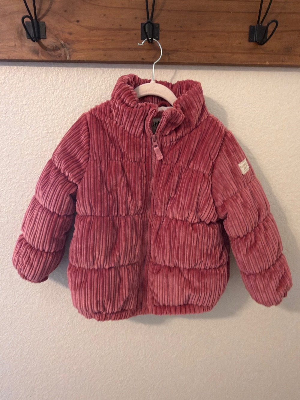 Girls OshKosh Corduroy Puffer Jacket SZ SM/4